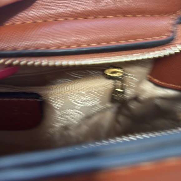 Michael Kris Selma Mini Bag Tan Like New - Picture 9 of 11